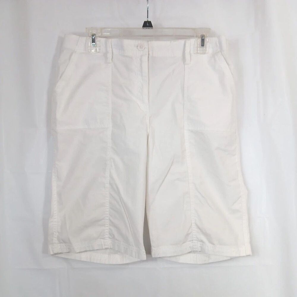 Chico's Shorts Women's Size Waist 32 Inches White